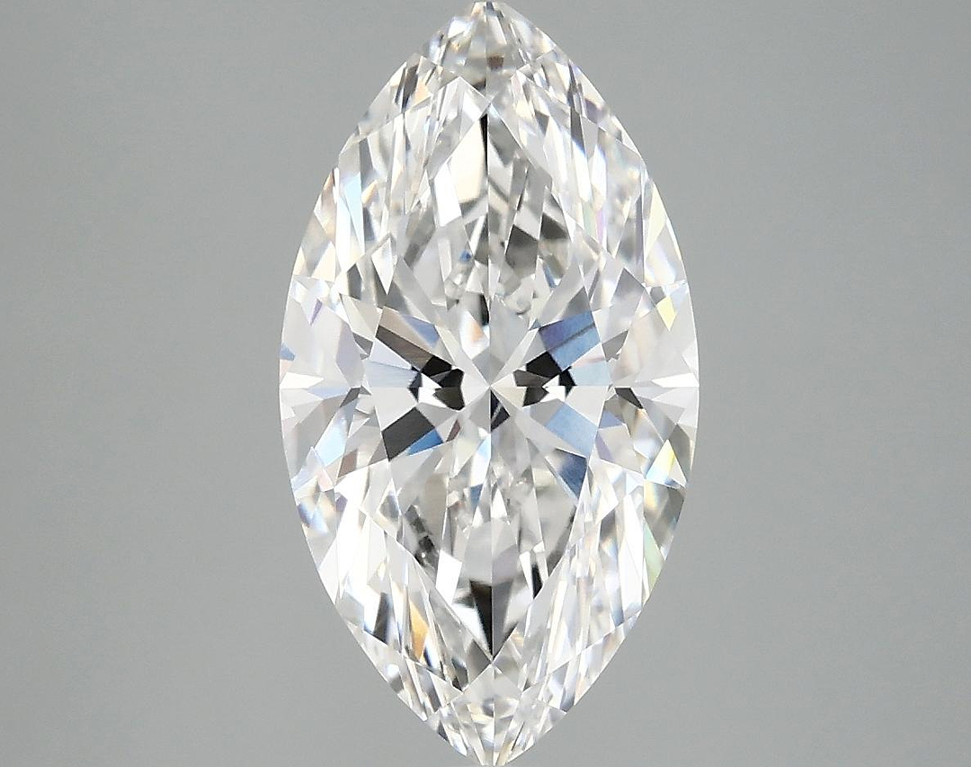 3.07 Carat Marquise Shaped Excellent Cut VVS2 IGI Certified Lab Grown Diamond
