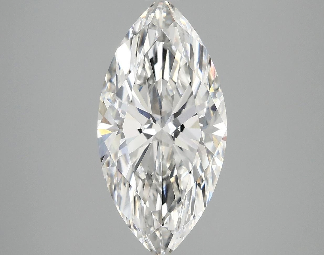 3.01 Carat Marquise Shaped Ideal Cut VVS2 IGI Certified Lab Grown Diamond