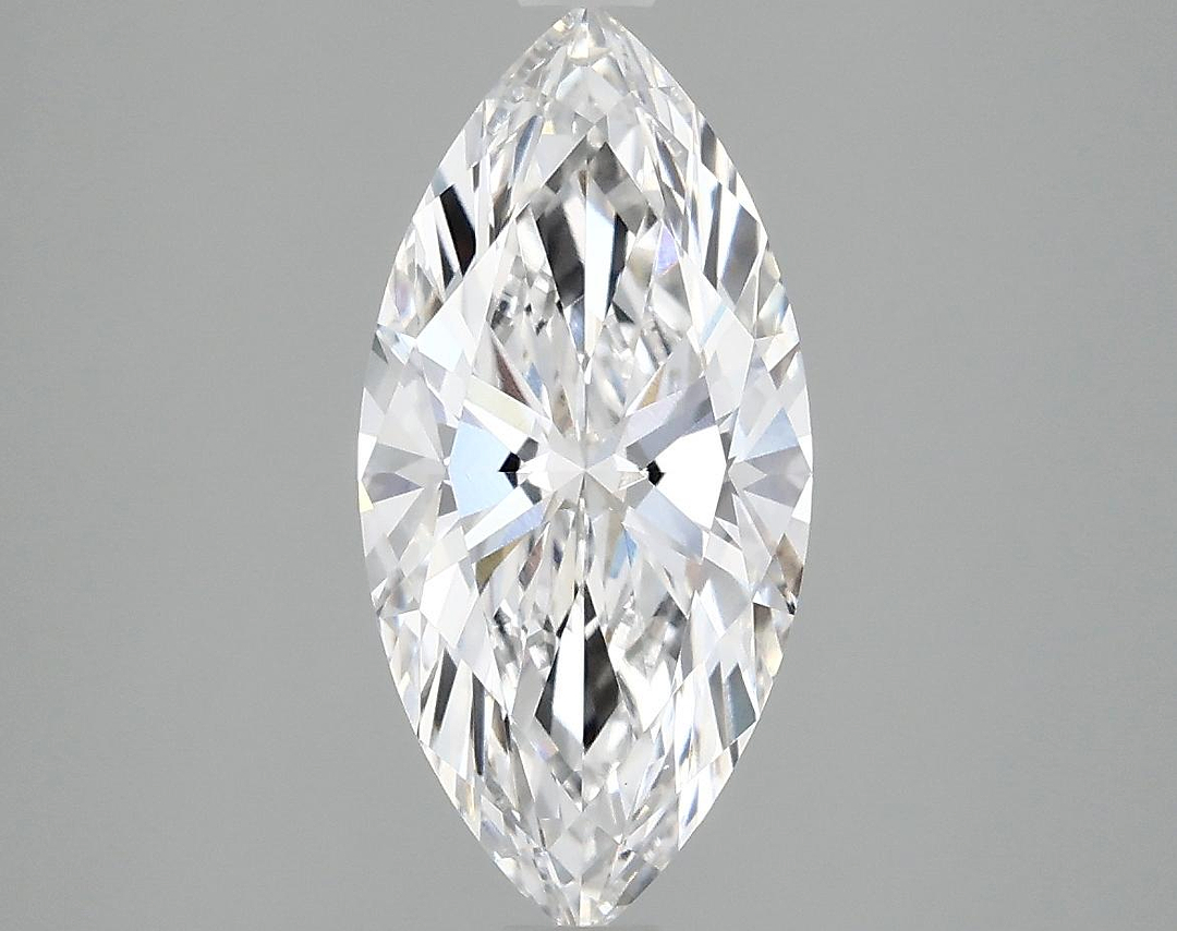 2.09 Carat Marquise Shaped Excellent Cut VVS2 IGI Certified Lab Grown Diamond