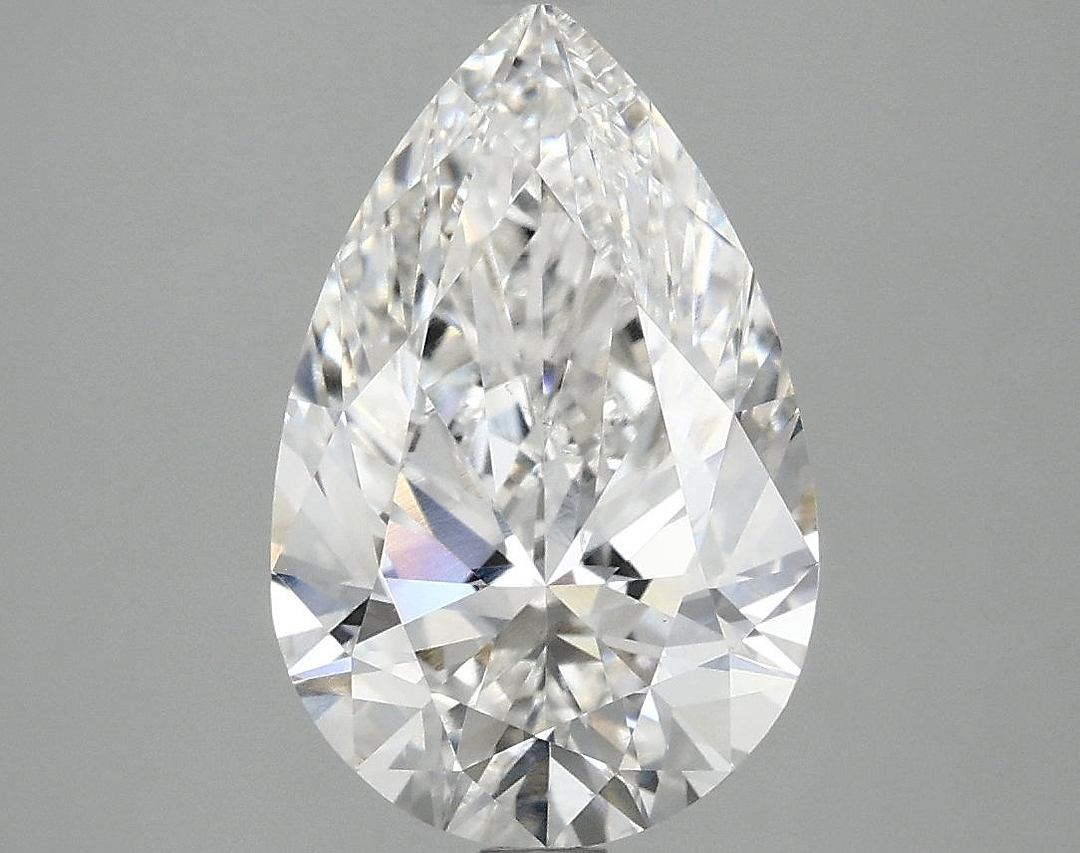 3.09 Carat Pear Shaped Ideal Cut VS1 IGI Certified Lab Grown Diamond