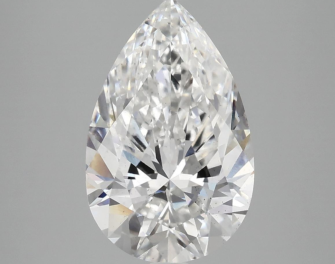 4.09 Carat Pear Shaped Ideal Cut SI1 IGI Certified Lab Grown Diamond