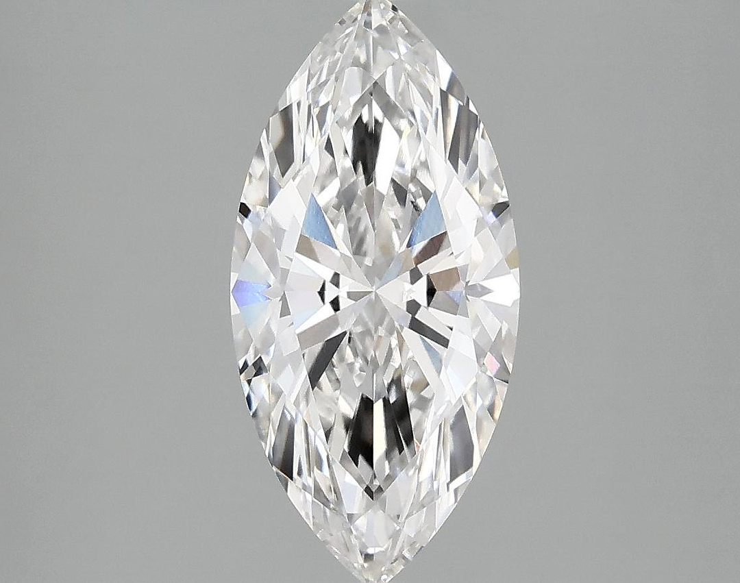 2.05 Carat Marquise Shaped Excellent Cut VVS2 IGI Certified Lab Grown Diamond
