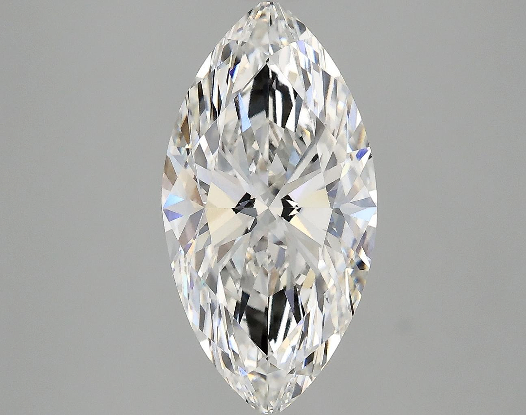 3.01 Carat Marquise Shaped Ideal Cut VVS2 IGI Certified Lab Grown Diamond