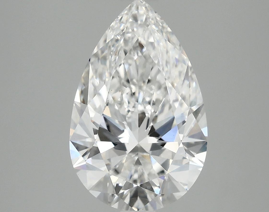 3.06 Carat Pear Shaped Ideal Cut VS1 IGI Certified Lab Grown Diamond