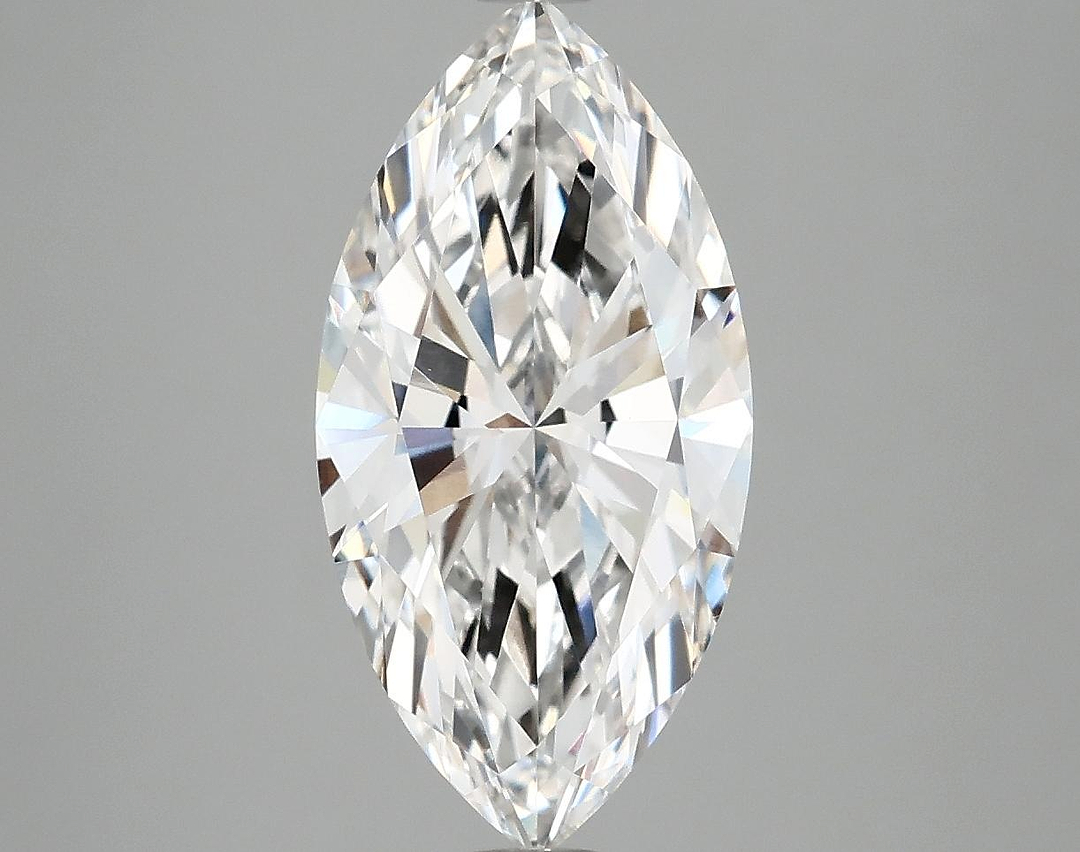 3.02 Carat Marquise Shaped Ideal Cut VVS2 IGI Certified Lab Grown Diamond