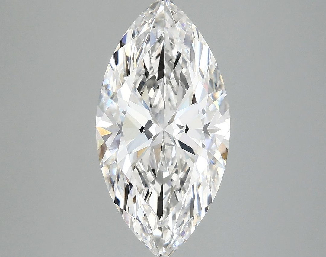 3.04 Carat Marquise Shaped Ideal Cut VVS2 IGI Certified Lab Grown Diamond