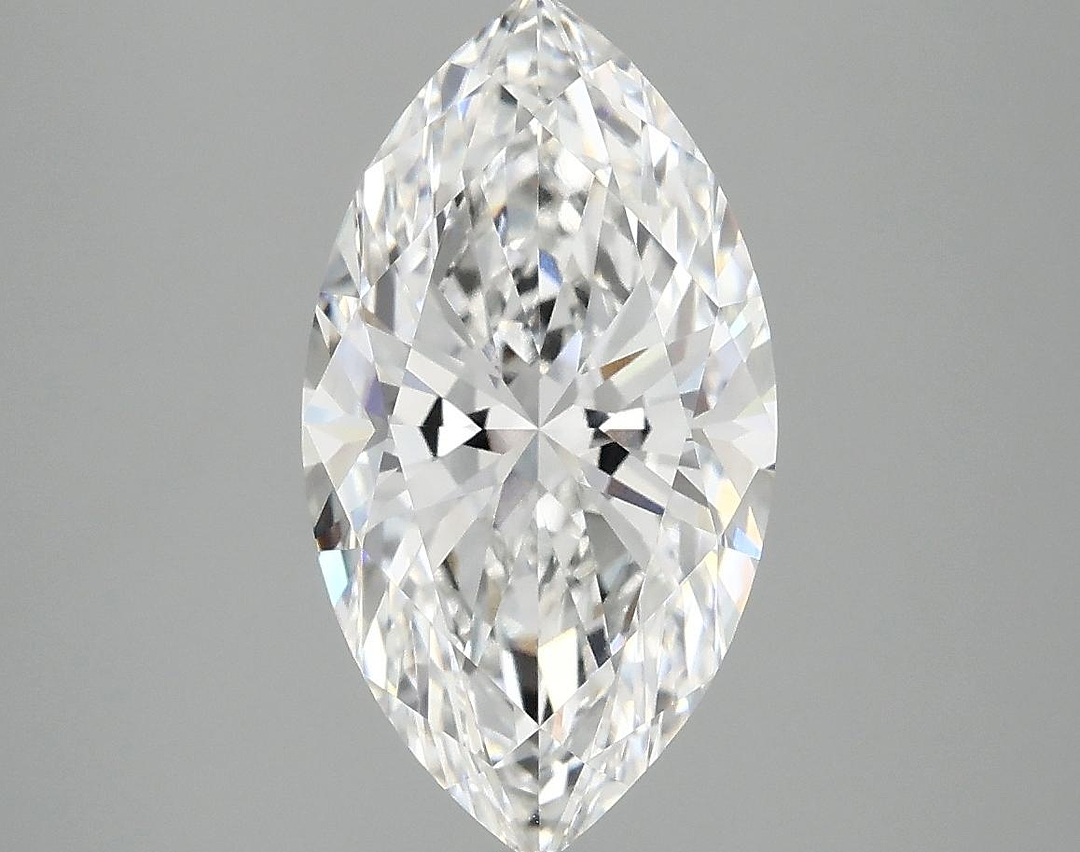 3.01 Carat Marquise Shaped Excellent Cut VVS2 IGI Certified Lab Grown Diamond