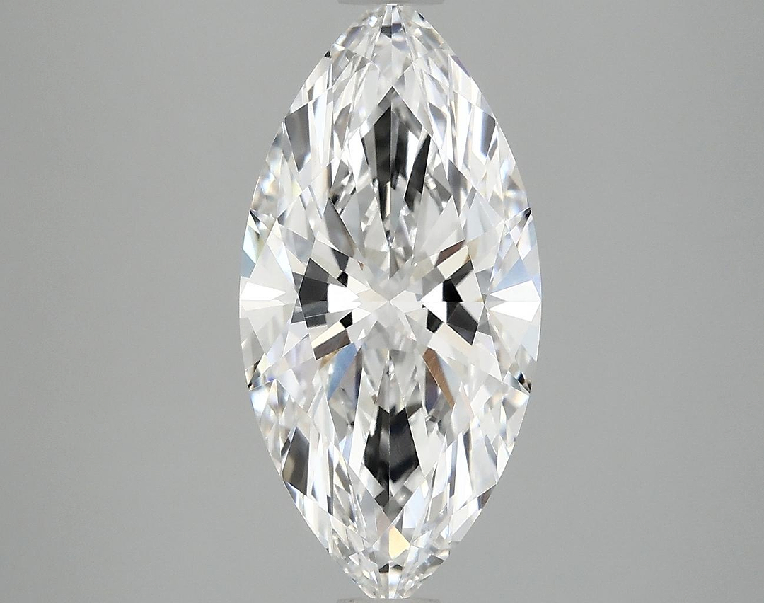 3.09 Carat Marquise Shaped Excellent Cut VVS2 IGI Certified Lab Grown Diamond