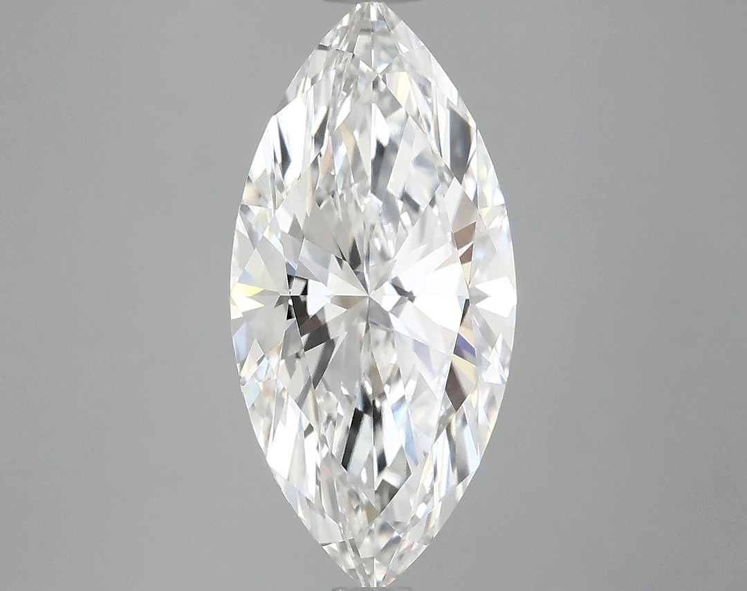 3.06 Carat Marquise Shaped Excellent Cut VVS2 IGI Certified Lab Grown Diamond