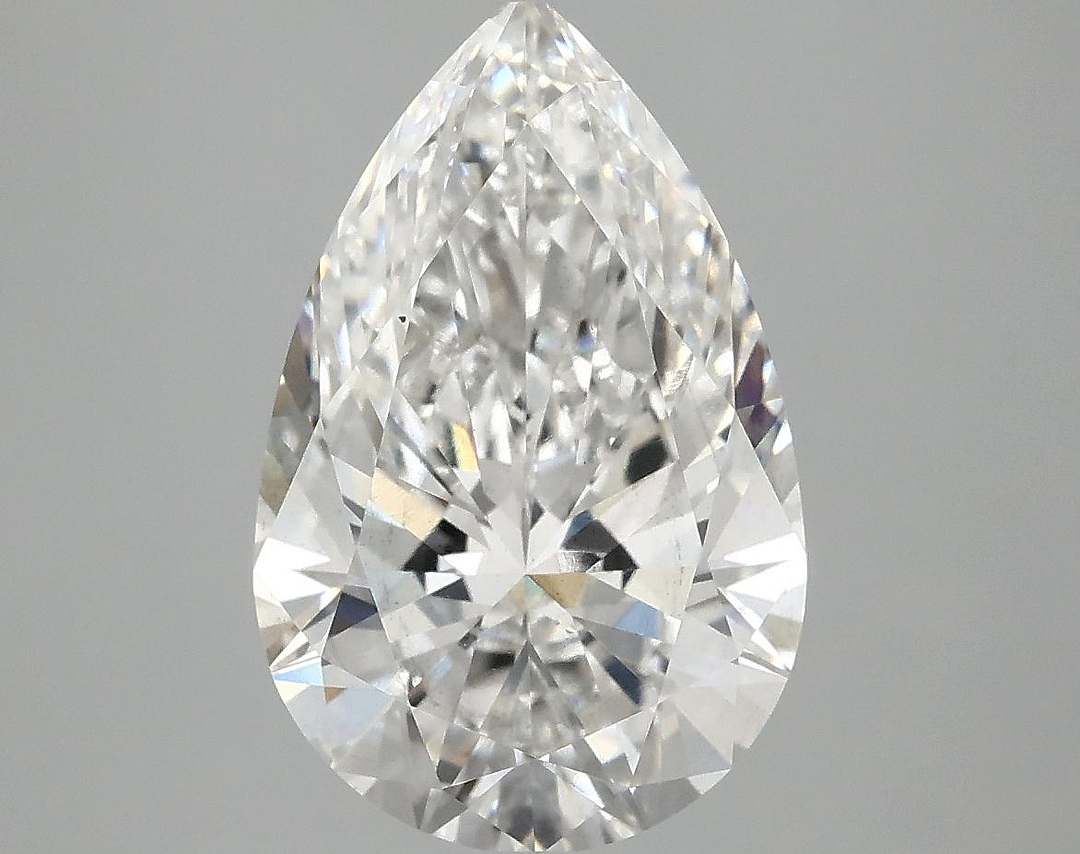 4.0 Carat Pear Shaped Ideal Cut SI1 IGI Certified Lab Grown Diamond
