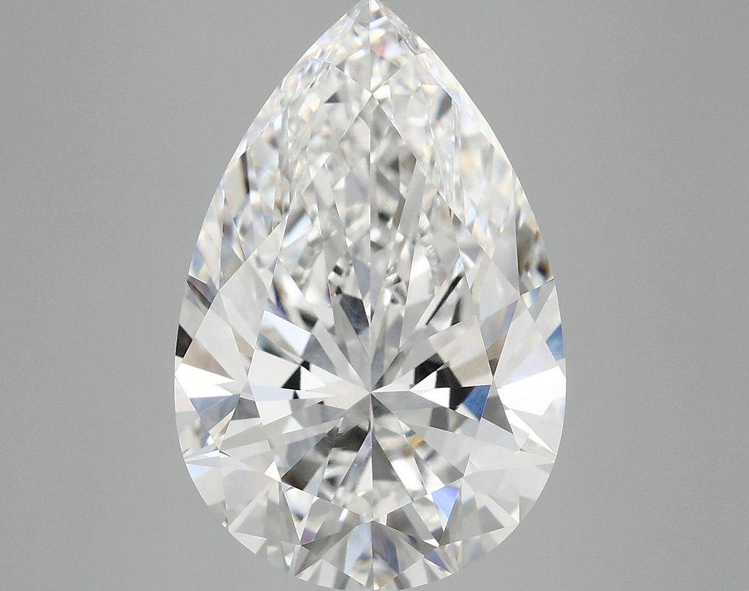 7.91 Carat Pear Shaped Excellent Cut VVS2 IGI Certified Lab Grown Diamond
