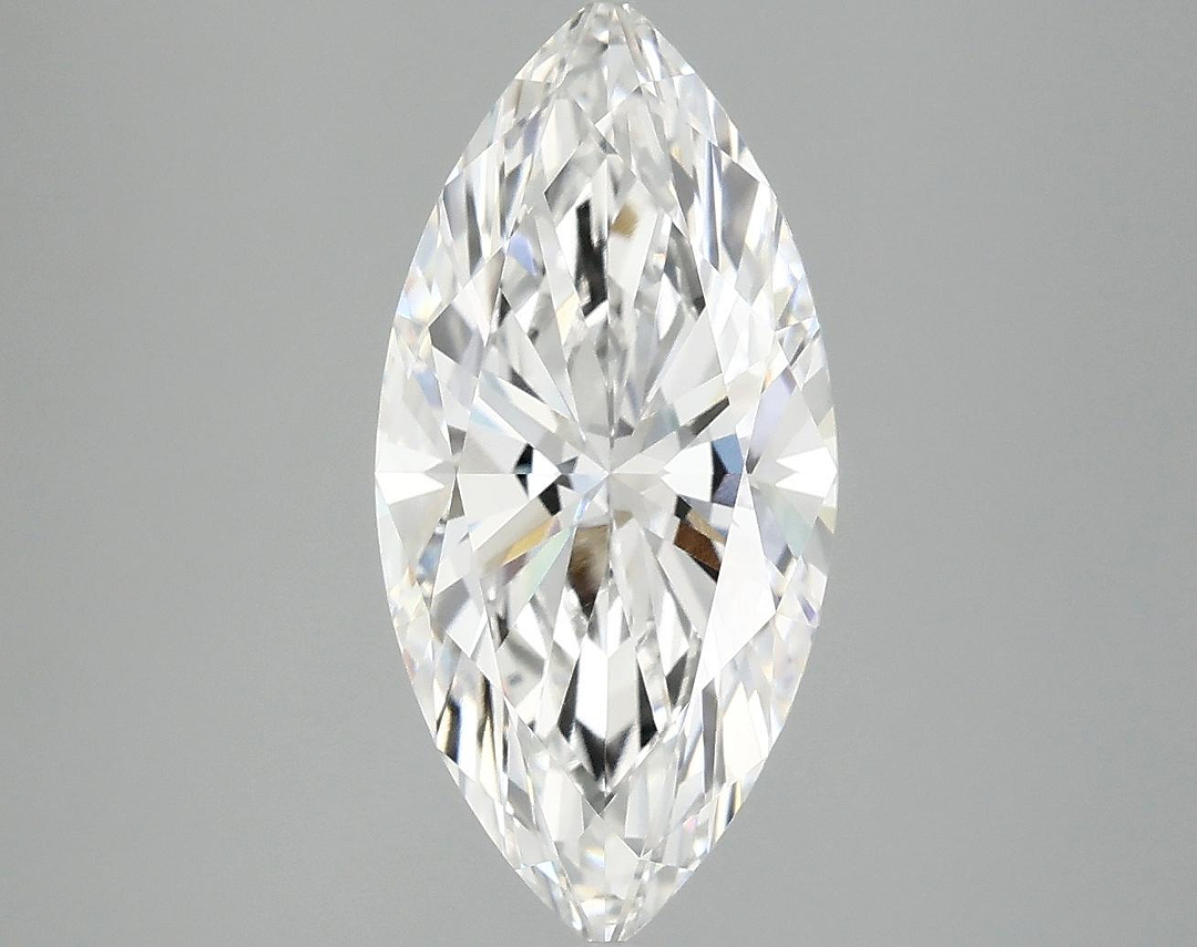 3.06 Carat Marquise Shaped Excellent Cut VVS2 IGI Certified Lab Grown Diamond