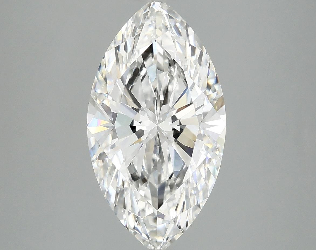 3.05 Carat Marquise Shaped Excellent Cut VVS2 IGI Certified Lab Grown Diamond