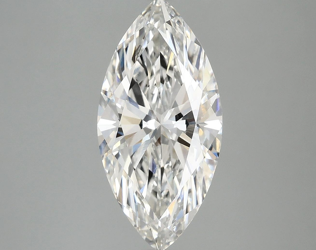3.01 Carat Marquise Shaped Ideal Cut VVS2 IGI Certified Lab Grown Diamond