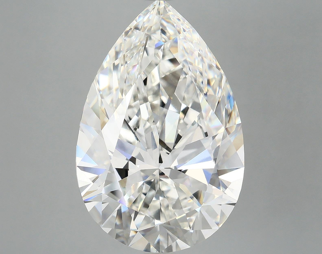 10.25 Carat Pear Shaped Excellent Cut VVS2 IGI Certified Lab Grown Diamond