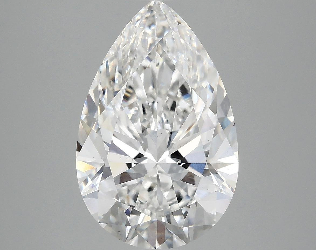 4.03 Carat Pear Shaped Ideal Cut VS1 IGI Certified Lab Grown Diamond
