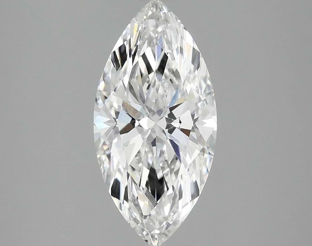 1.98 Carat Marquise Shaped Ideal Cut VVS2 IGI Certified Lab Grown Diamond