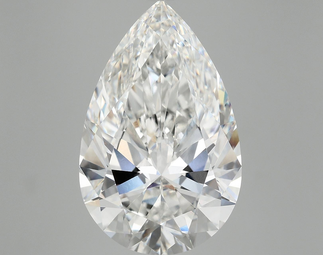 10.09 Carat Pear Shaped Ideal Cut VVS2 IGI Certified Lab Grown Diamond