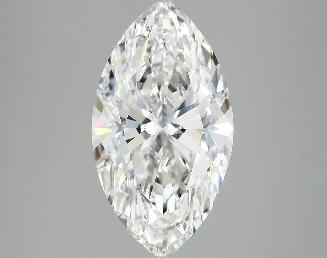 3.08 Carat Marquise Shaped Excellent Cut VVS2 IGI Certified Lab Grown Diamond