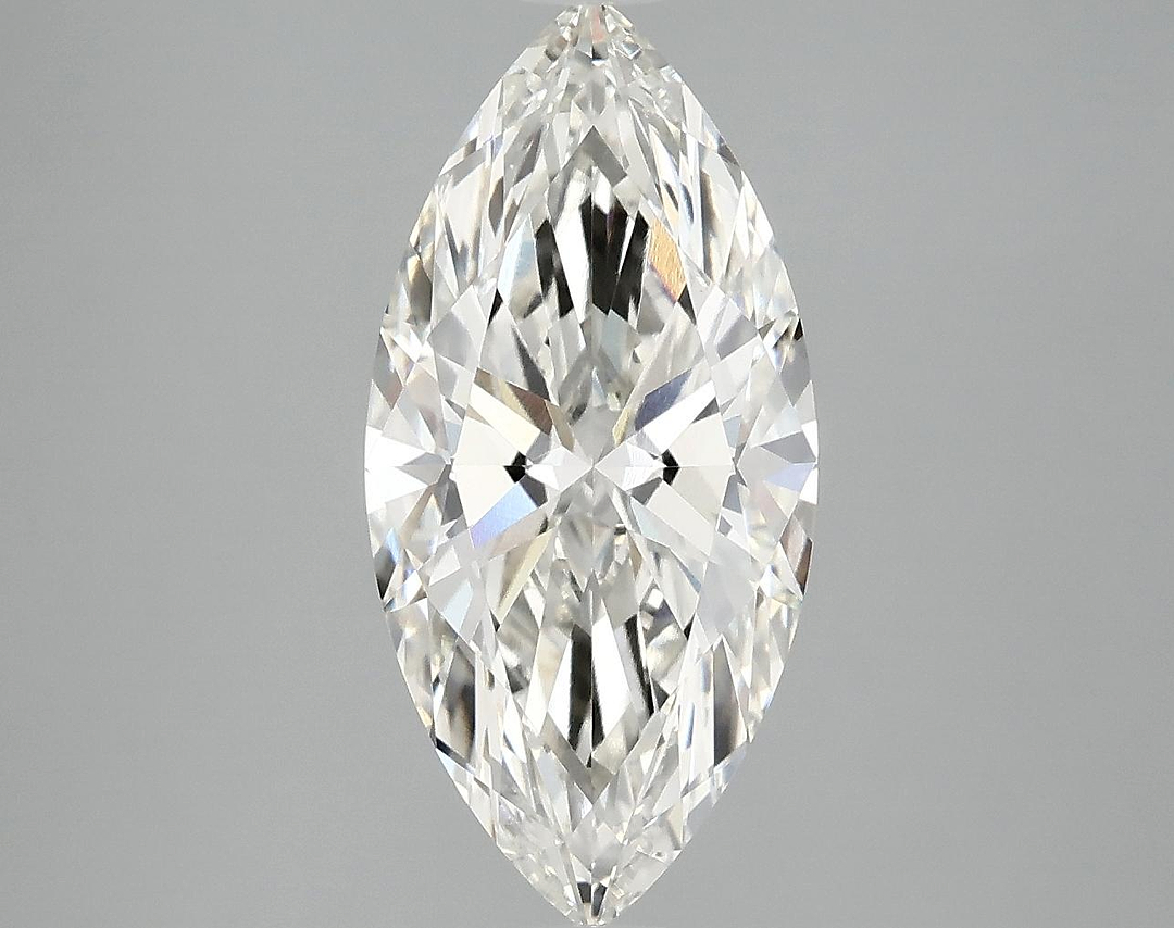 2.89 Carat Marquise Shaped Excellent Cut VVS2 IGI Certified Lab Grown Diamond