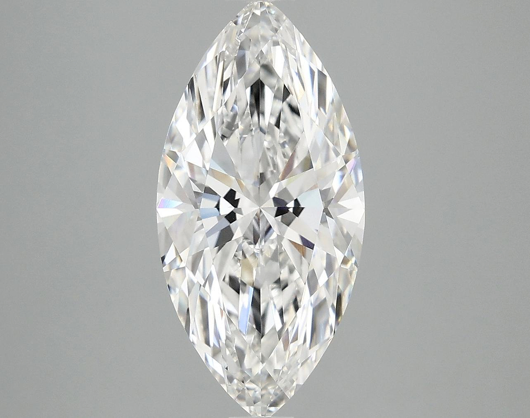 3.09 Carat Marquise Shaped Ideal Cut VVS2 IGI Certified Lab Grown Diamond