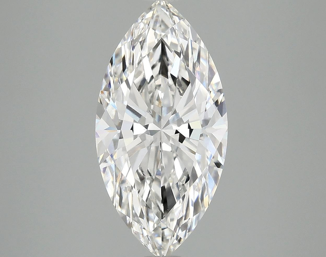 3.09 Carat Marquise Shaped Ideal Cut VVS2 IGI Certified Lab Grown Diamond