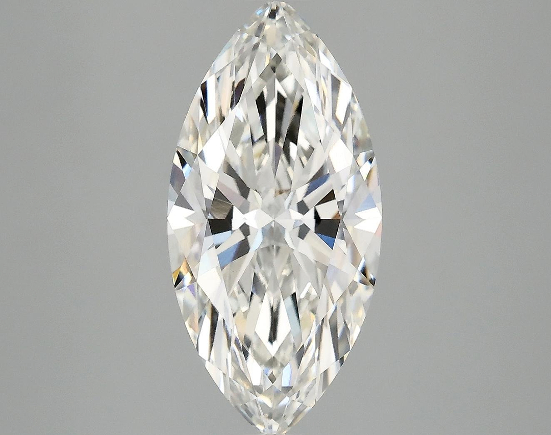 3.1 Carat Marquise Shaped Excellent Cut VVS2 IGI Certified Lab Grown Diamond