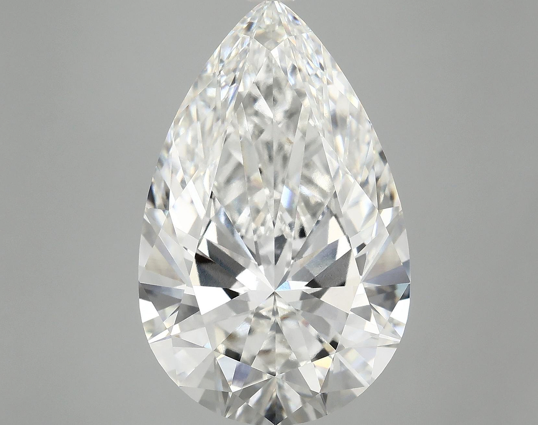 10.38 Carat Pear Shaped Ideal Cut VVS2 IGI Certified Lab Grown Diamond