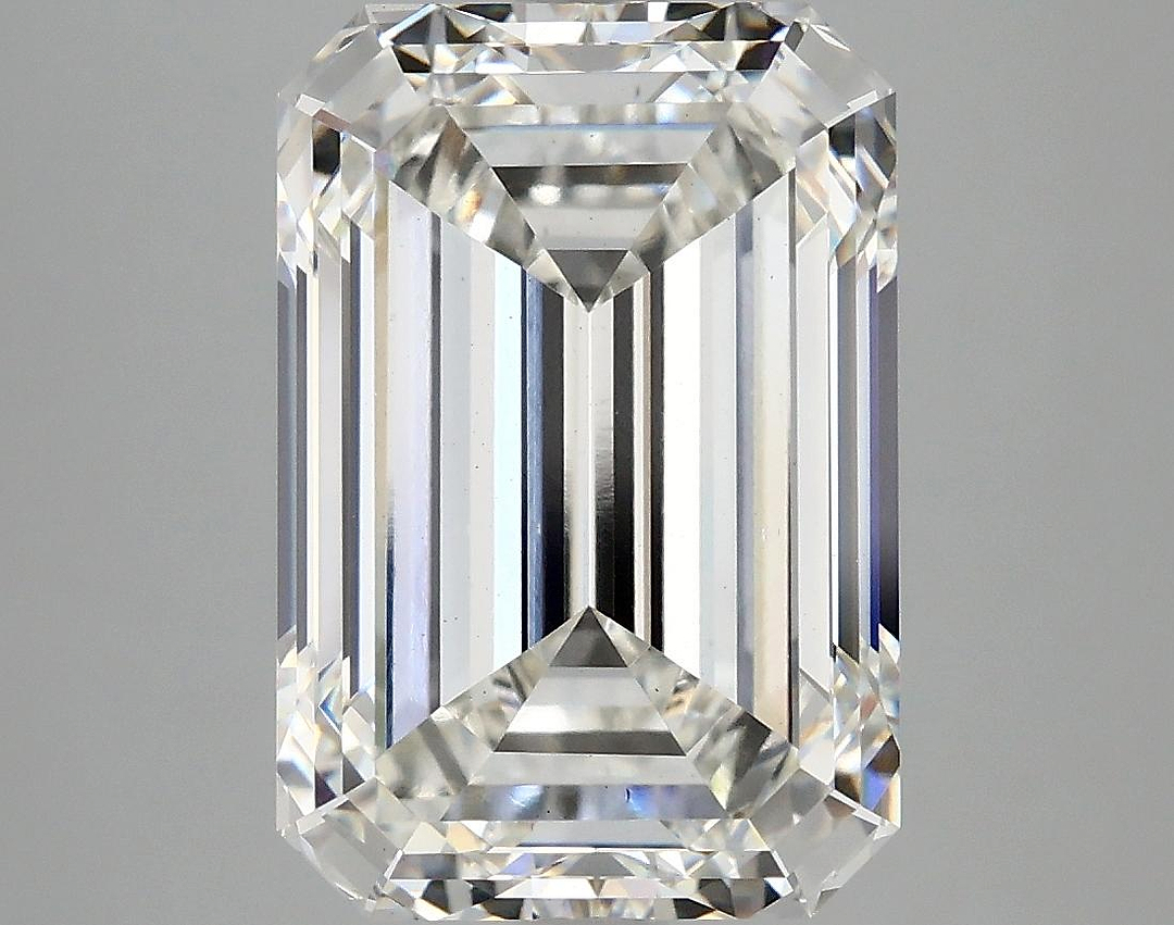 6.45 Carat Emerald Shaped Ideal Cut VS2 IGI Certified Lab Grown Diamond