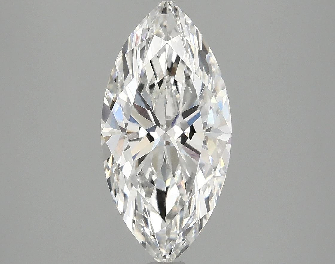 2.06 Carat Marquise Shaped Excellent Cut VVS2 IGI Certified Lab Grown Diamond