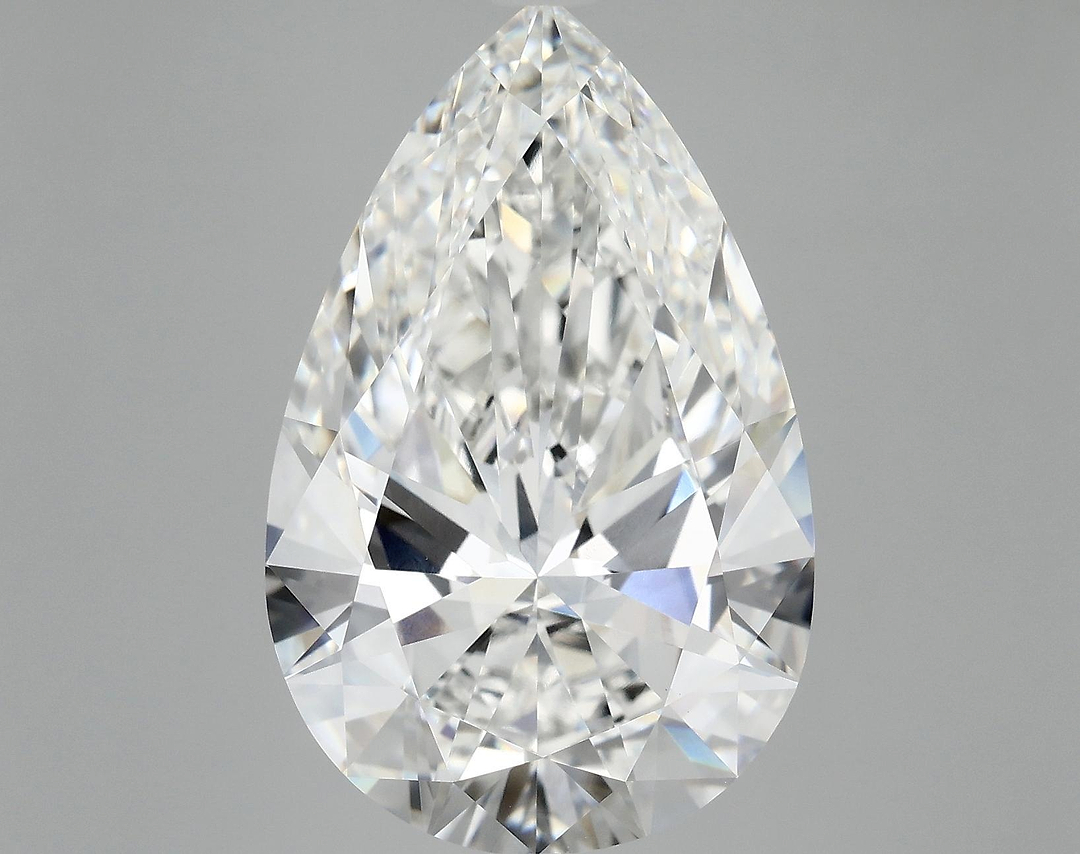 10.05 Carat Pear Shaped Ideal Cut VVS2 IGI Certified Lab Grown Diamond