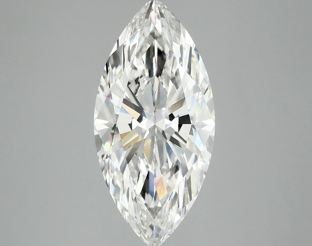 3.09 Carat Marquise Shaped Excellent Cut VVS2 IGI Certified Lab Grown Diamond