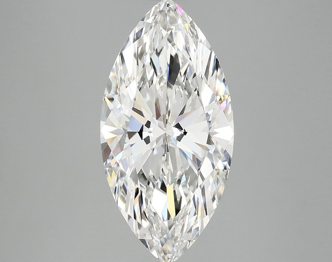 3.09 Carat Marquise Shaped Ideal Cut VVS2 IGI Certified Lab Grown Diamond