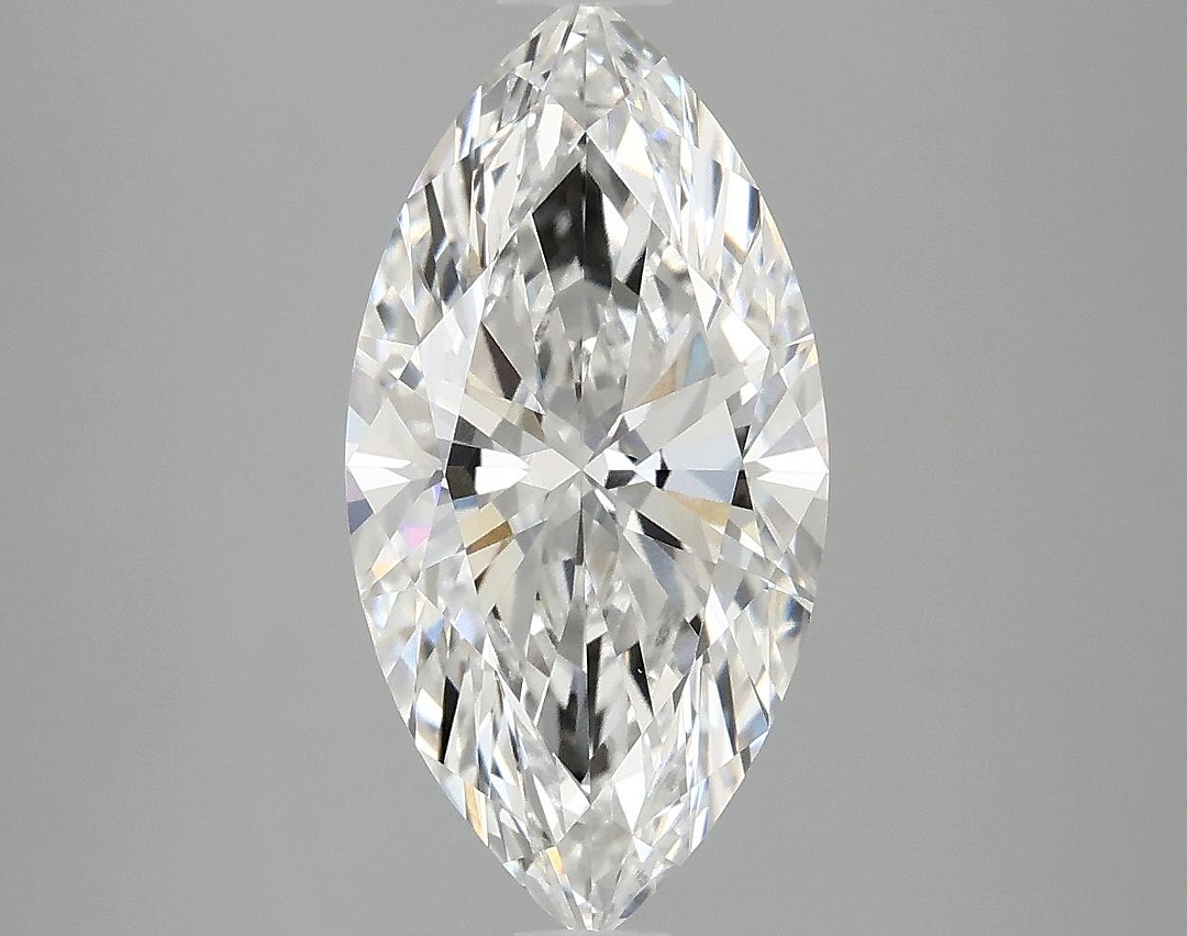 3.07 Carat Marquise Shaped Ideal Cut VVS2 IGI Certified Lab Grown Diamond