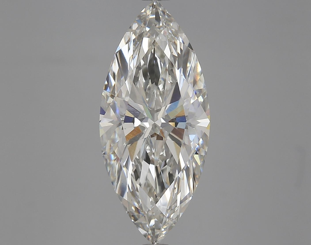 4.01 Carat Marquise Shaped Excellent Cut VVS2 IGI Certified Lab Grown Diamond