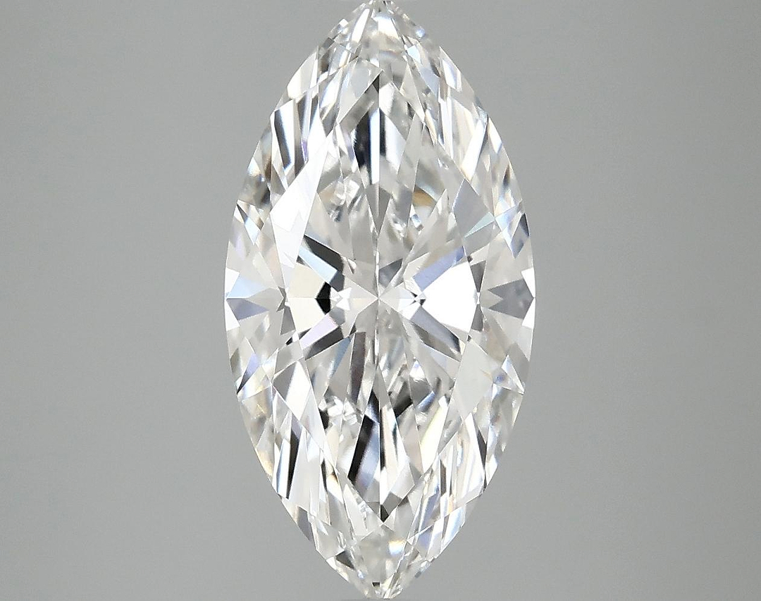 3.09 Carat Marquise Shaped Ideal Cut VVS2 IGI Certified Lab Grown Diamond