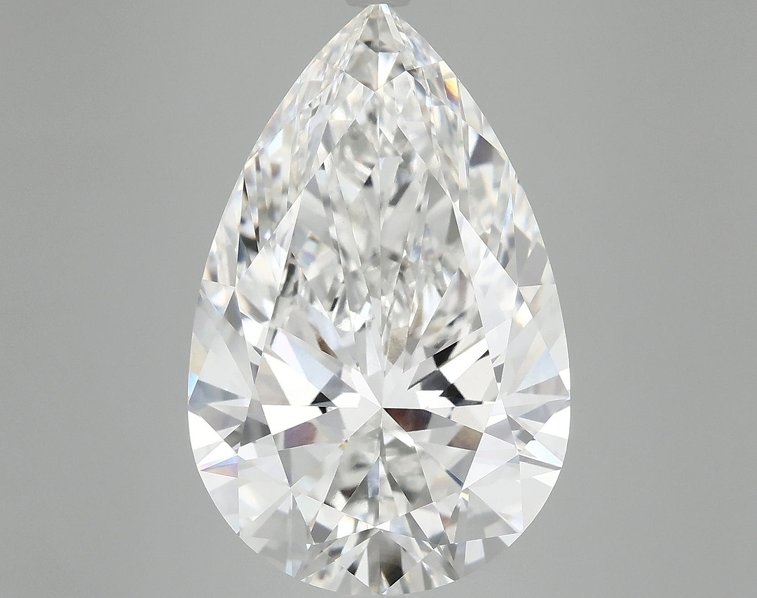 10.15 Carat Pear Shaped Ideal Cut VVS2 IGI Certified Lab Grown Diamond