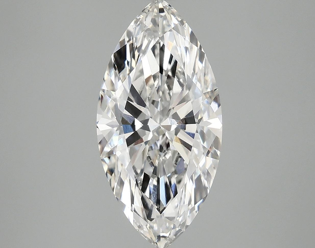 2.56 Carat Marquise Shaped Ideal Cut VVS2 IGI Certified Lab Grown Diamond