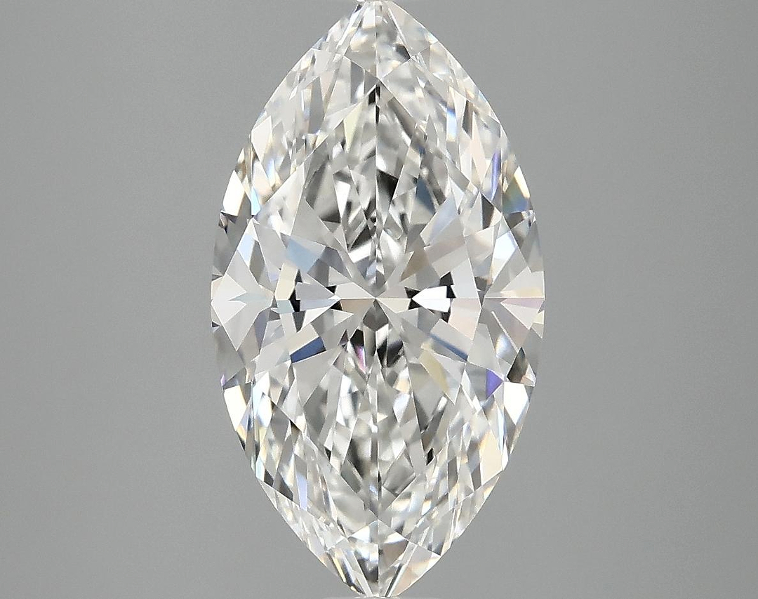 3.1 Carat Marquise Shaped Excellent Cut VVS2 IGI Certified Lab Grown Diamond