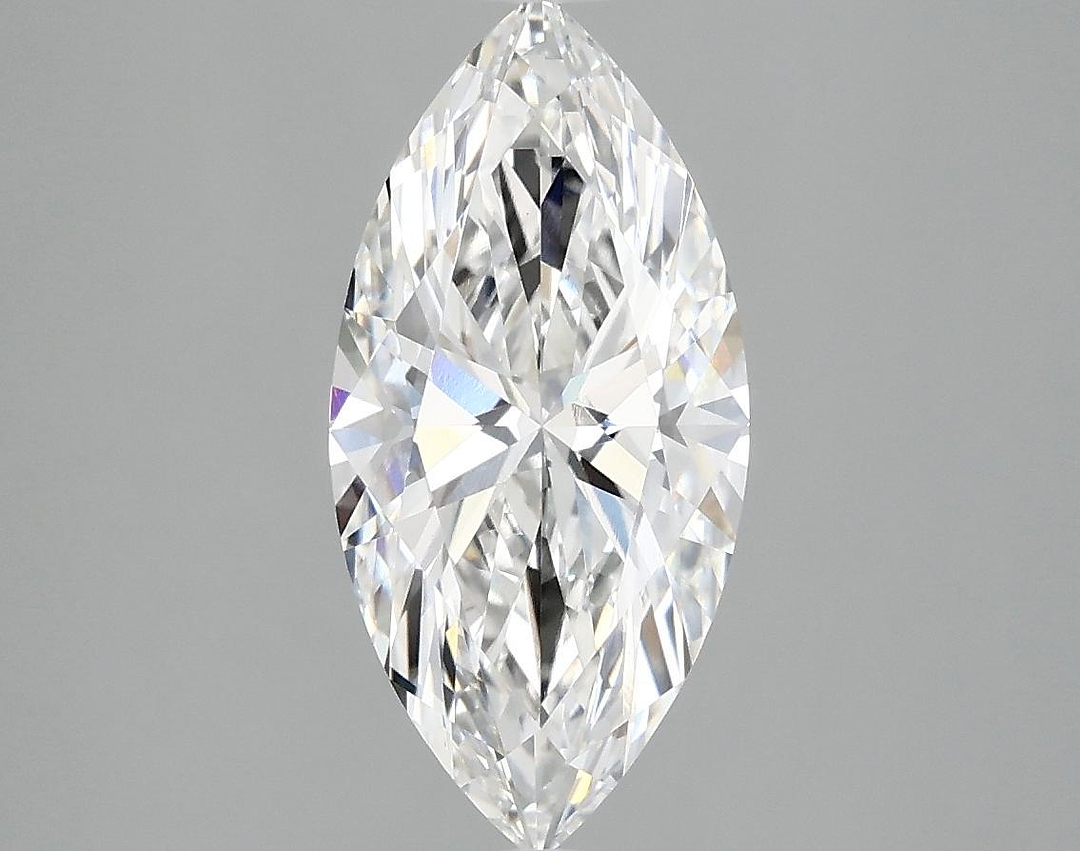 2.03 Carat Marquise Shaped Excellent Cut VVS2 IGI Certified Lab Grown Diamond