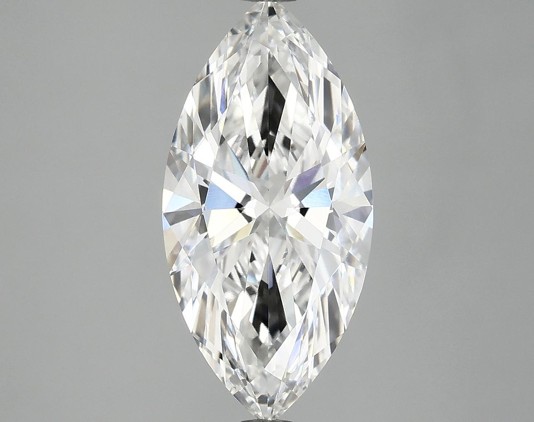 2.98 Carat Marquise Shaped Ideal Cut VVS2 IGI Certified Lab Grown Diamond