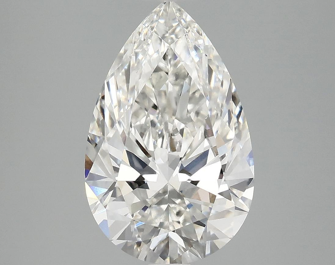 3.04 Carat Pear Shaped Ideal Cut VVS2 IGI Certified Lab Grown Diamond