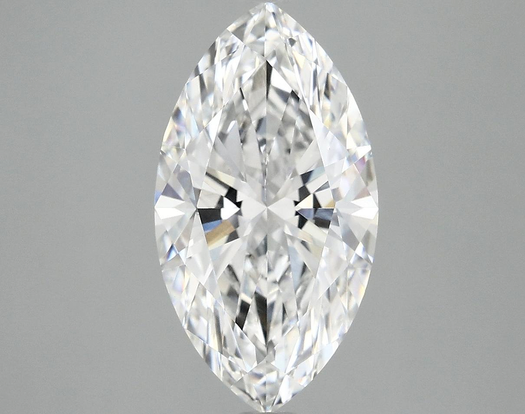 3.03 Carat Marquise Shaped Excellent Cut VVS2 IGI Certified Lab Grown Diamond