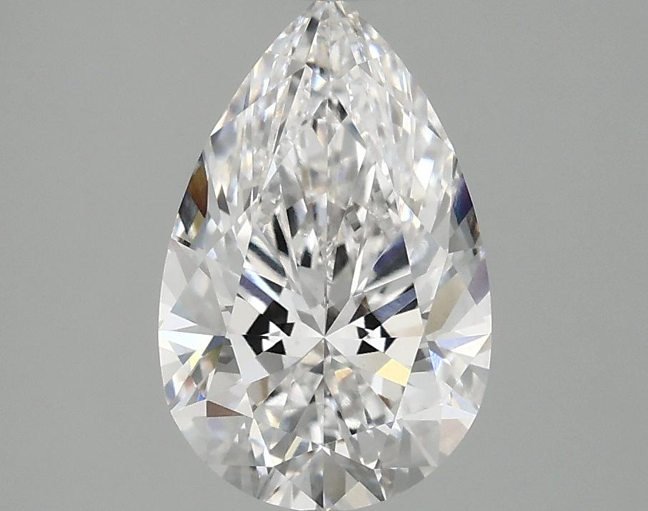 2.03 Carat Pear Shaped Ideal Cut VVS2 IGI Certified Lab Grown Diamond