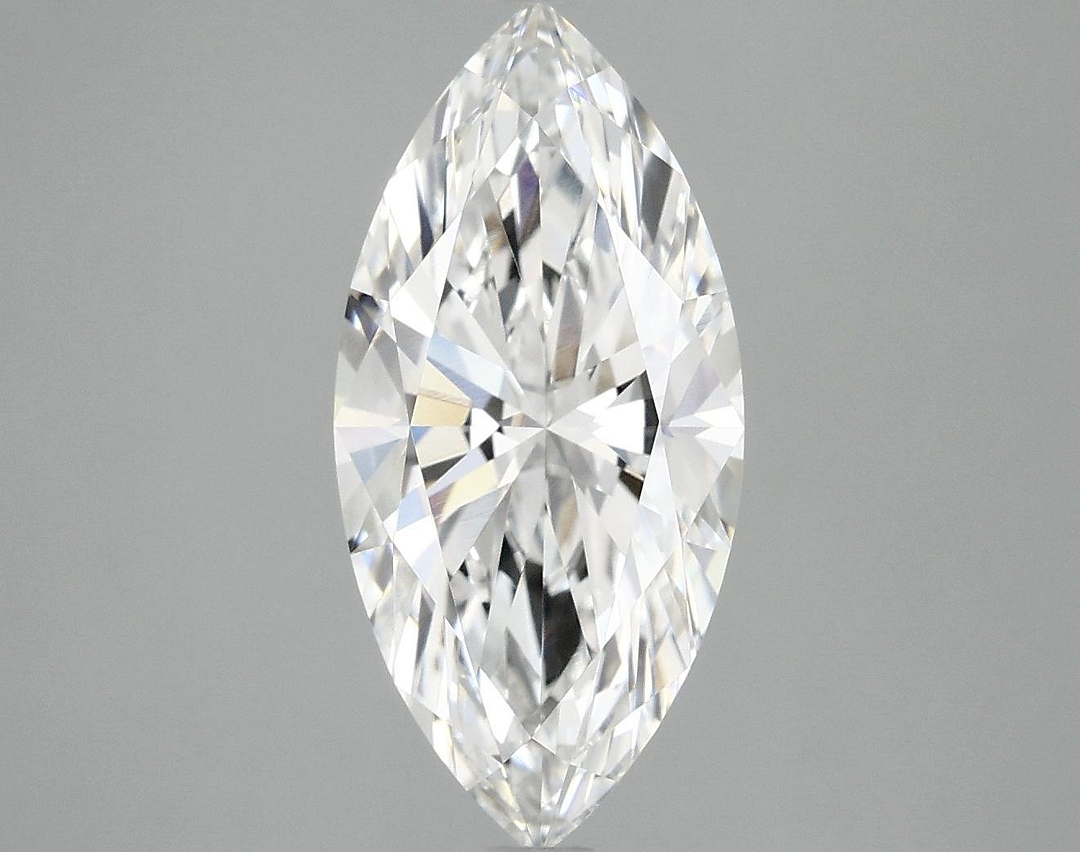 3.05 Carat Marquise Shaped Excellent Cut VVS2 IGI Certified Lab Grown Diamond