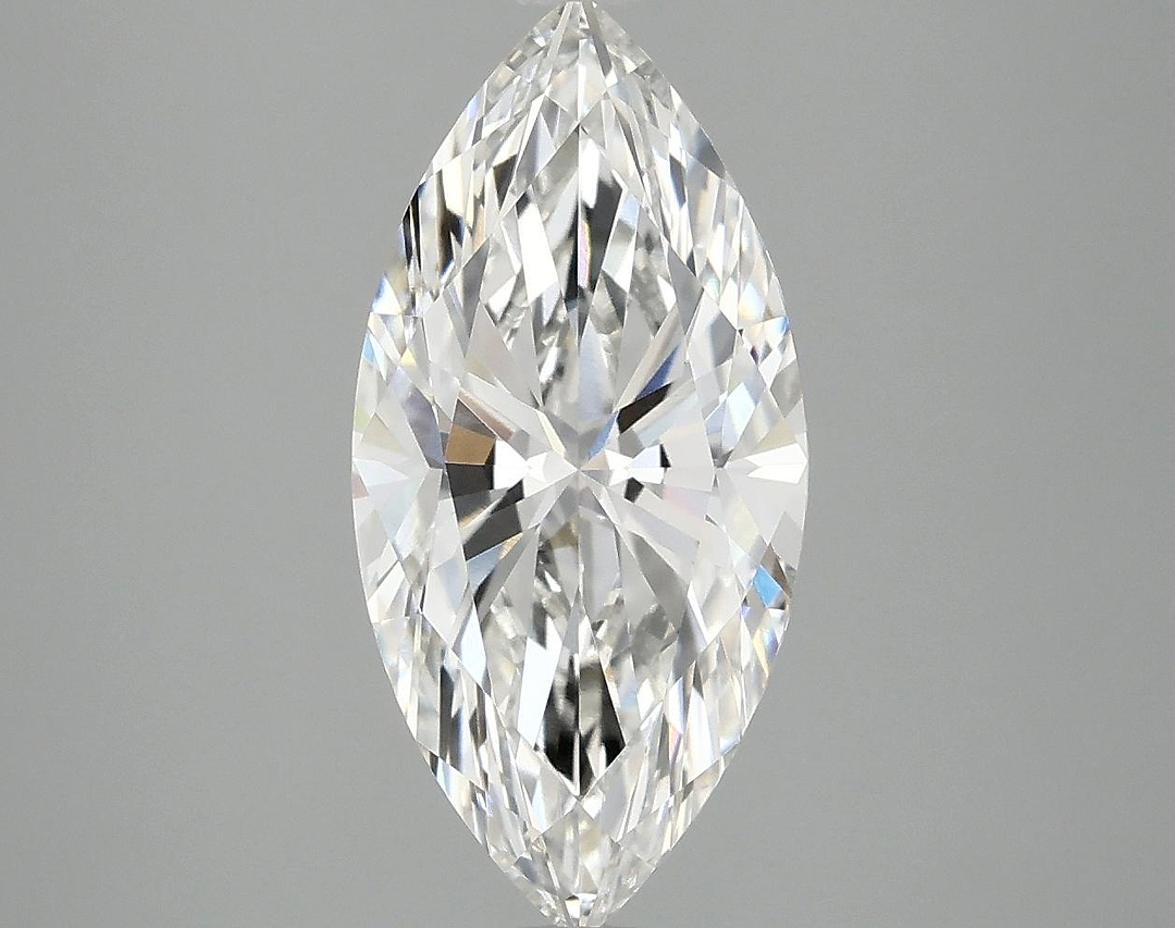 2.97 Carat Marquise Shaped Excellent Cut VVS2 IGI Certified Lab Grown Diamond