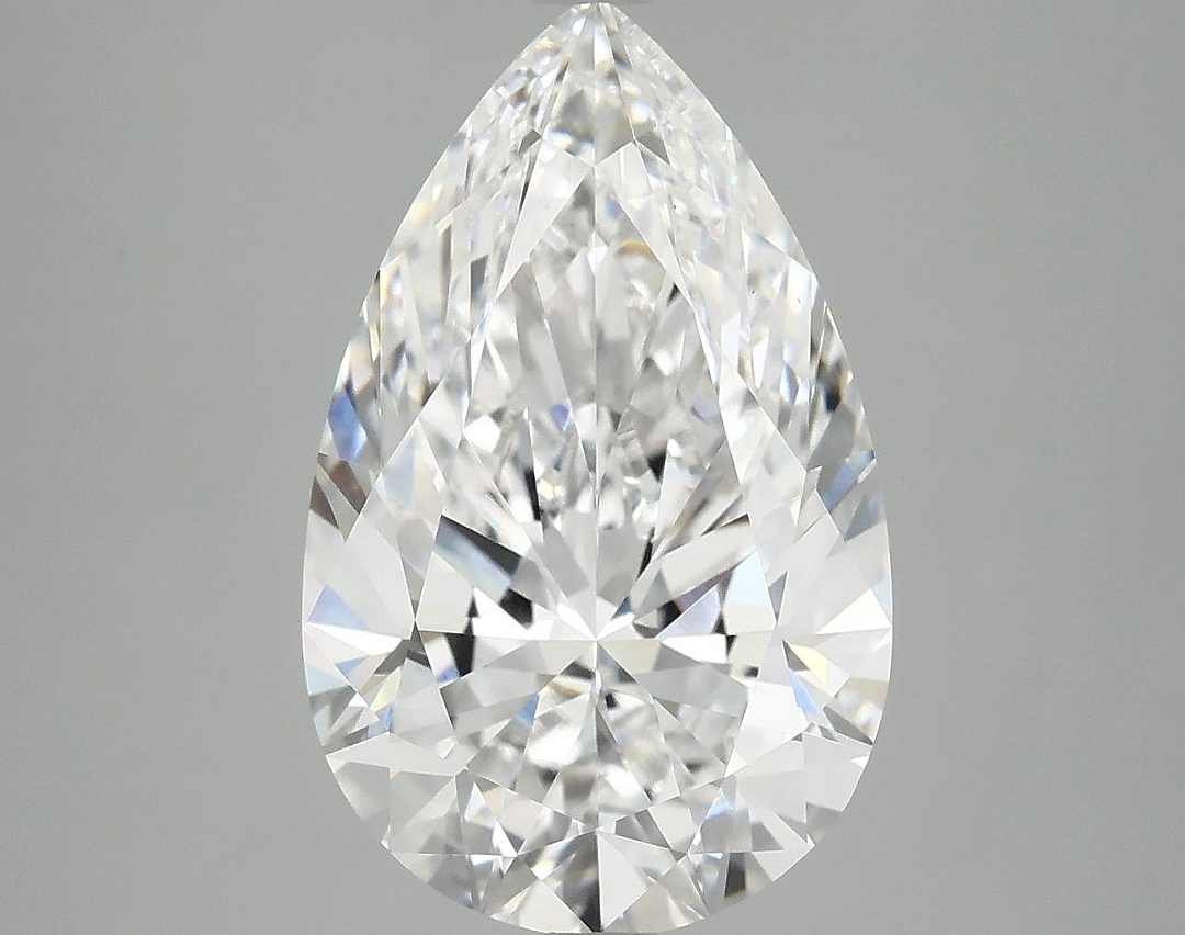 5.04 Carat Pear Shaped Ideal Cut VVS2 IGI Certified Lab Grown Diamond