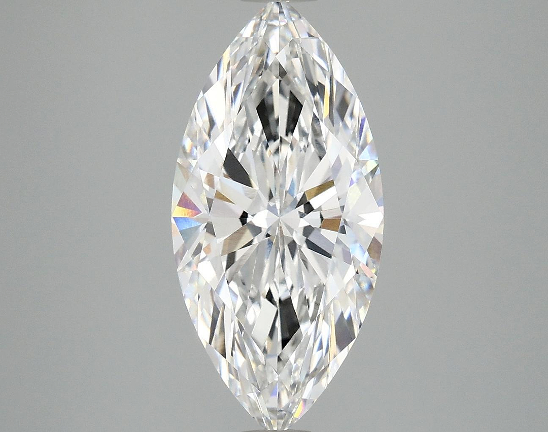 2.98 Carat Marquise Shaped Excellent Cut VVS2 IGI Certified Lab Grown Diamond