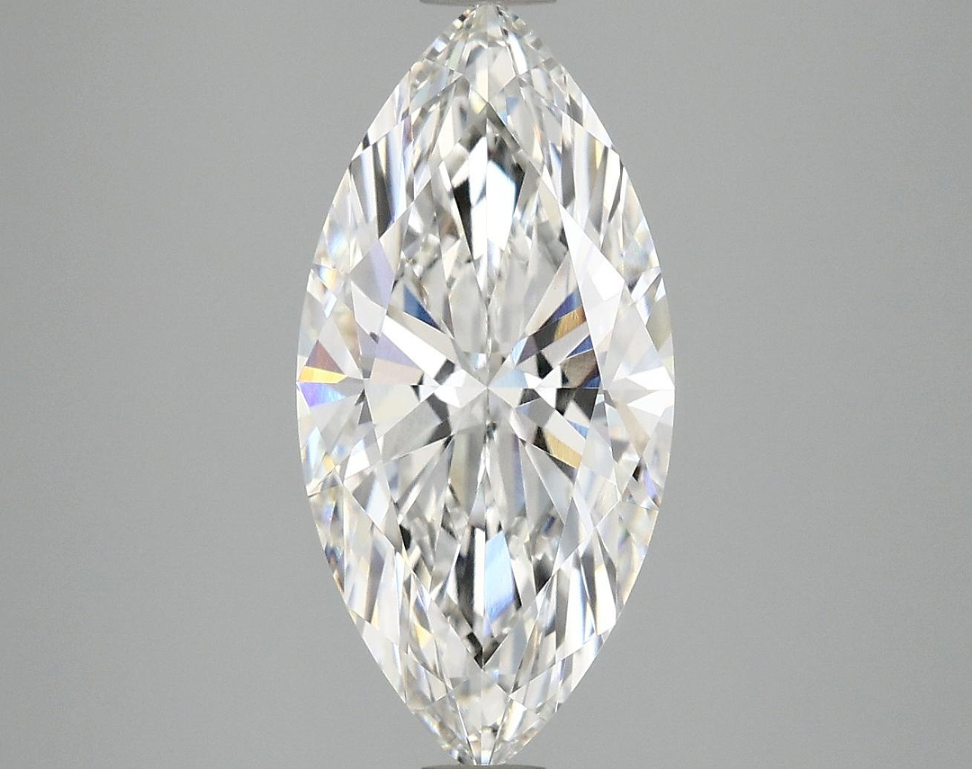 3.05 Carat Marquise Shaped Excellent Cut VVS2 IGI Certified Lab Grown Diamond