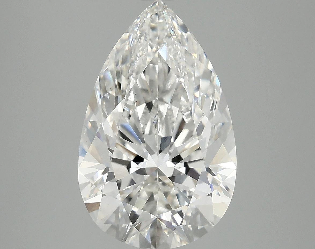 4.05 Carat Pear Shaped Ideal Cut VS1 IGI Certified Lab Grown Diamond